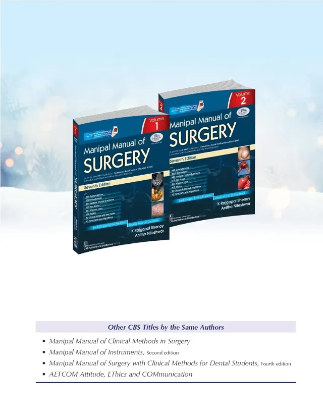 Manipal Manual of Surgery, 7th Ed