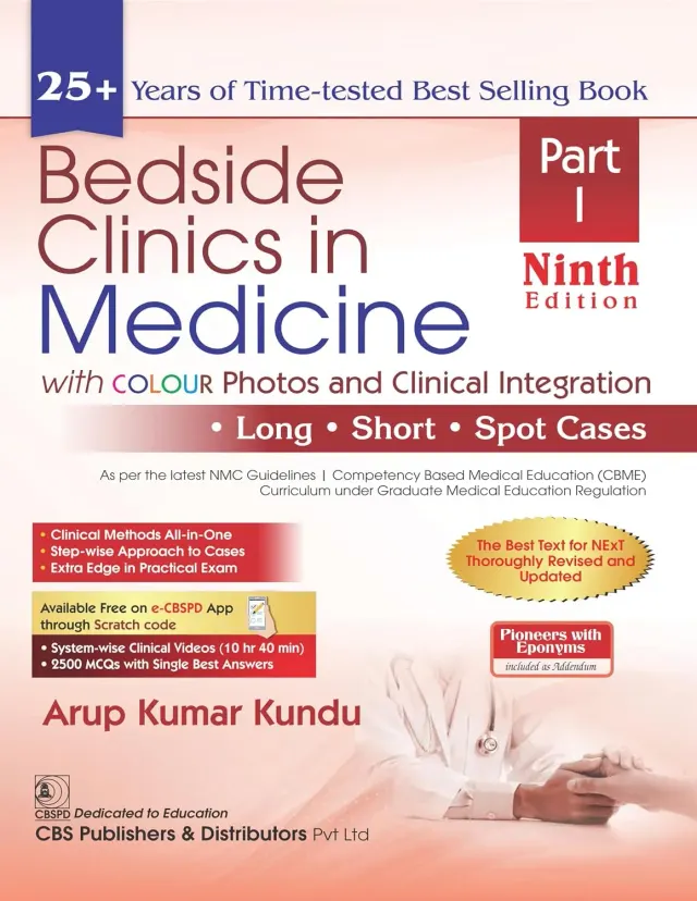 Kundu Bedside Clinics Part I, 9th Ed