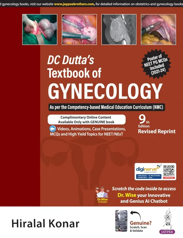 DC Dutta's Gynecology, 9th Ed
