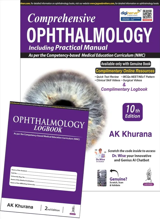 AK Khurana Ophthalmology, 10th Ed