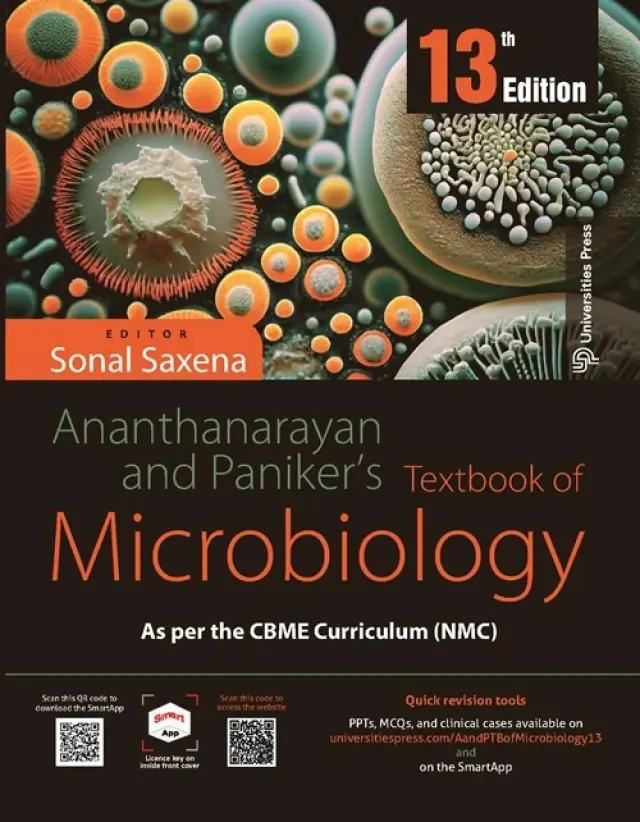 Ananthanarayan Microbiology, 13th Ed