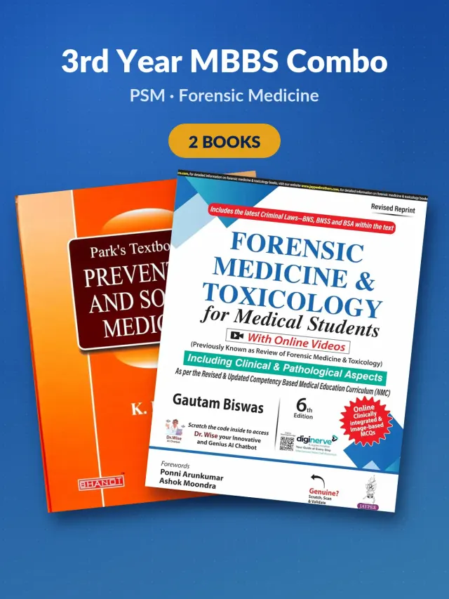 3rd Year MBBS Combo: Park PSM + Gautam Biswas Forensic Medicine