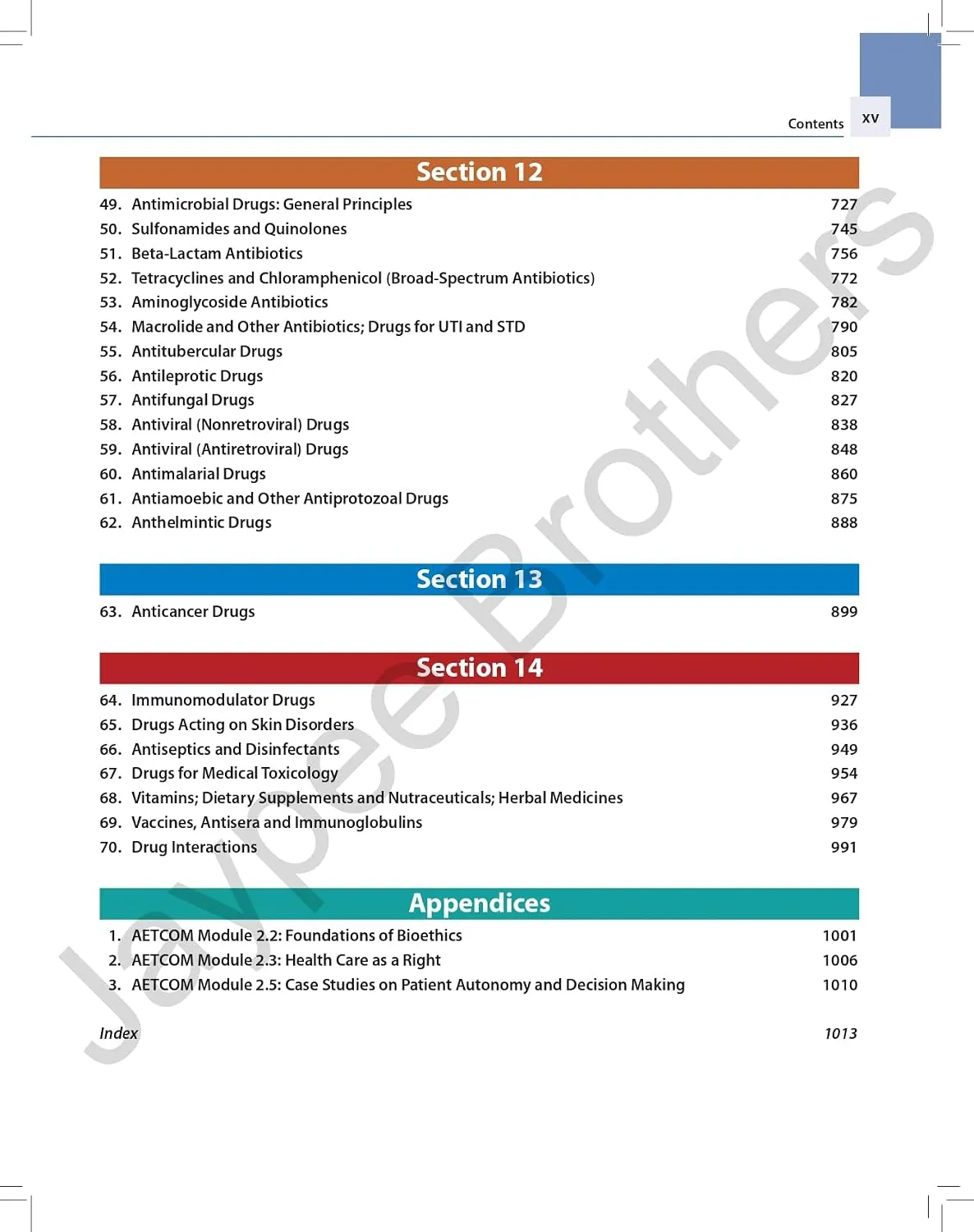 KD Tripathi Medical Pharmacology, 10th Ed