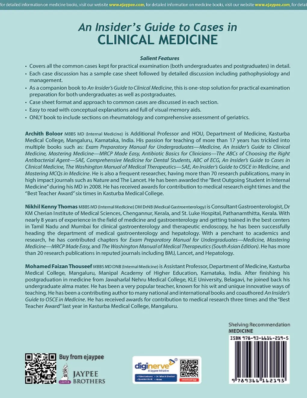 Boloor Insider's Guide to Cases in Clinical Medicine Part 2