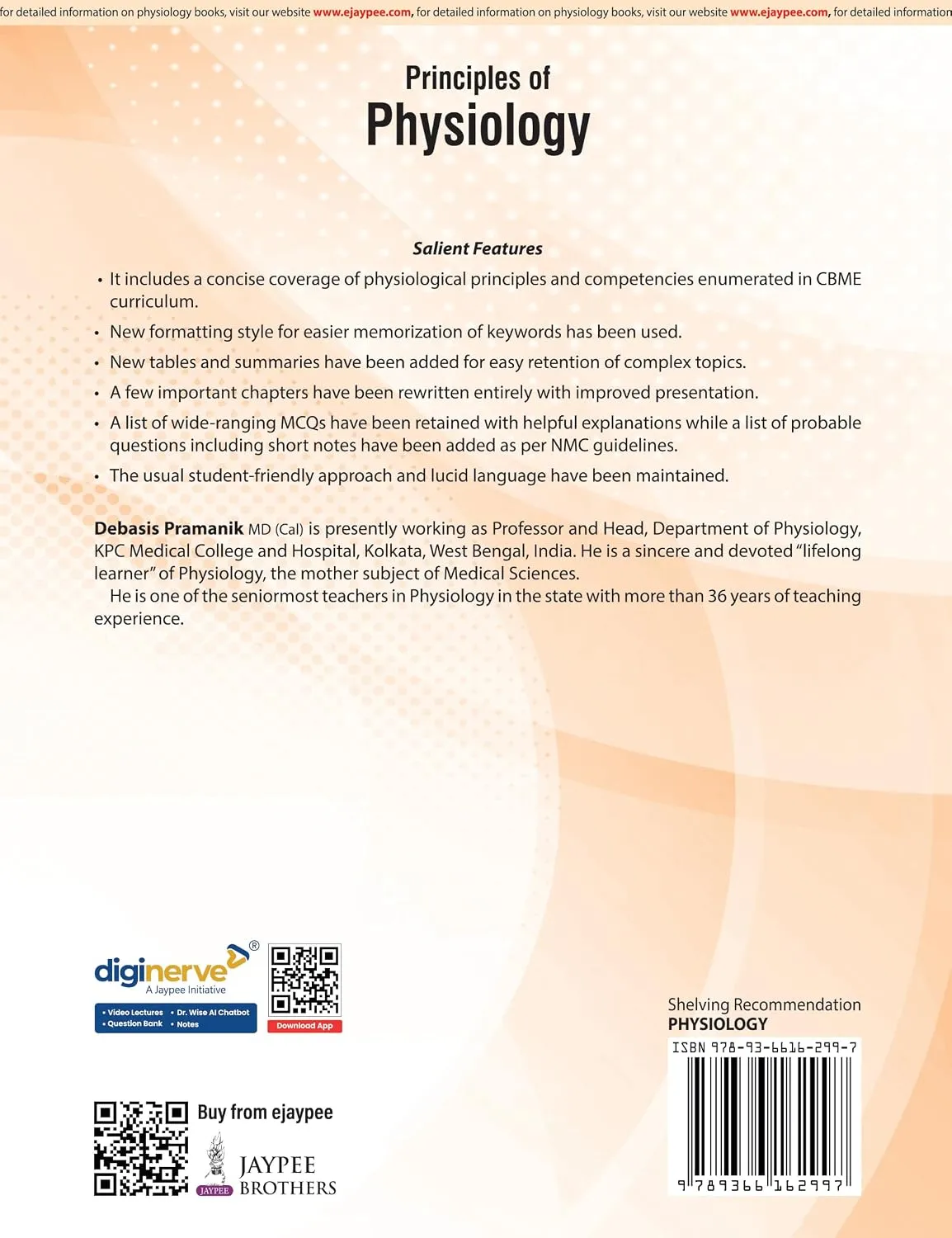 Pramanik Principles of Physiology, 8th Ed