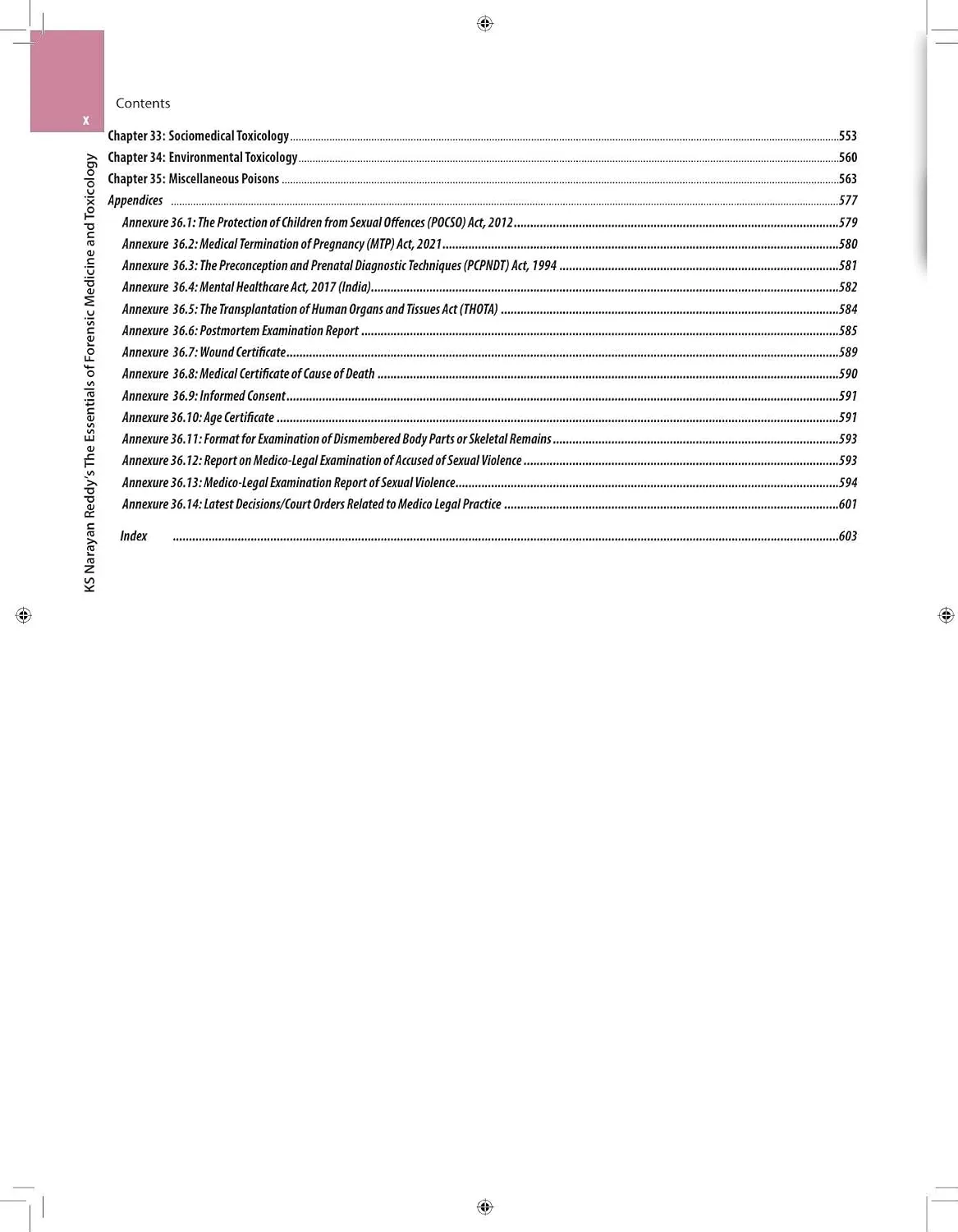 Narayan Reddy Forensic Medicine, 36th Ed