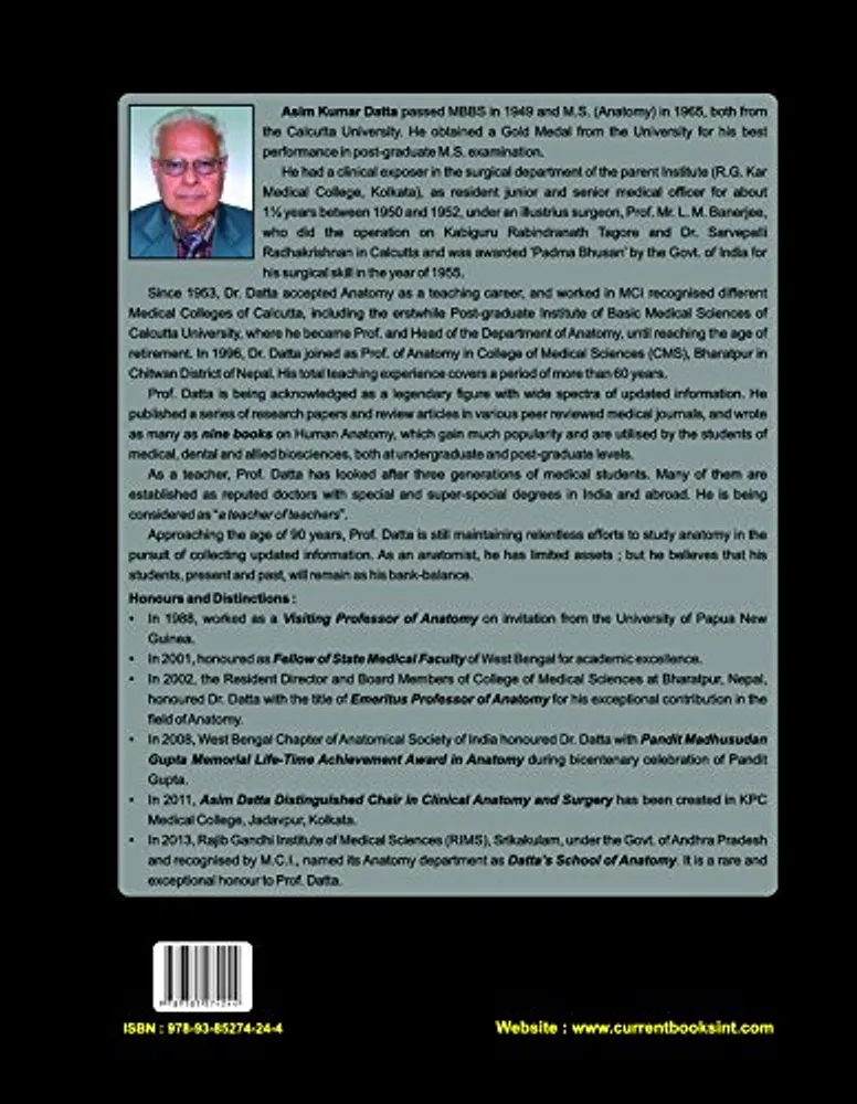 AK Datta Anatomy Vol II, 6th Ed